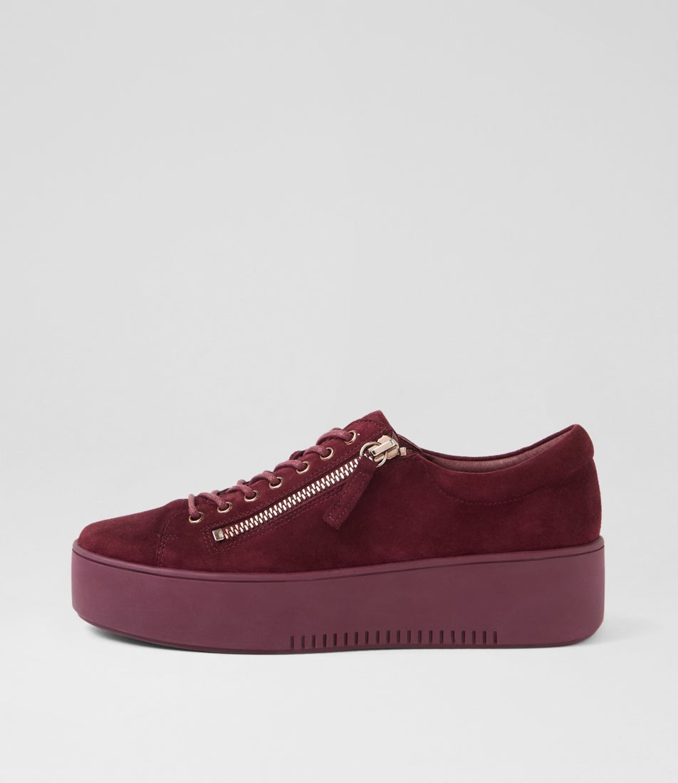 Wolfie Burgundy Suede Sneakers Wolfie Burgundy Suede Sneakers