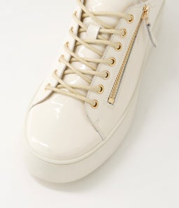 WOLFIE DJ IVORY IVORY SOLE PATENT LEATHER