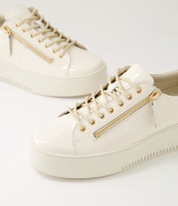 WOLFIE DJ IVORY IVORY SOLE PATENT LEATHER