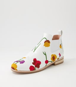 ARLYNEZ DJ WHITE MULTI PATENT LEATHER