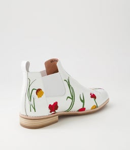 ARLYNEZ DJ WHITE MULTI PATENT LEATHER