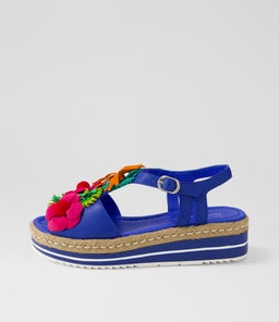 ABELA DJ COBALT MULTI LEATHER