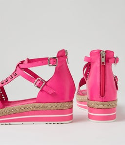 ACCRA DJ HOT PINK LEATHER
