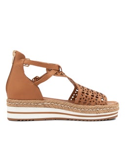 ACCRA DJ DK TAN LEATHER