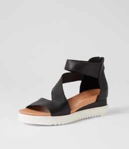 ADABELA DJ BLACK WHITE SOLE LEATHER