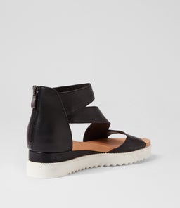 ADABELA DJ BLACK WHITE SOLE LEATHER