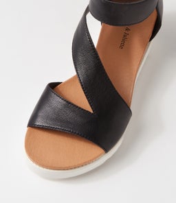 ADABELA DJ BLACK WHITE SOLE LEATHER