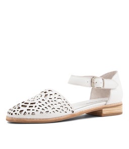 AVERATE DJ WHITE LEATHER