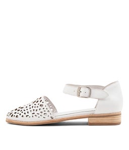 AVERATE DJ WHITE LEATHER