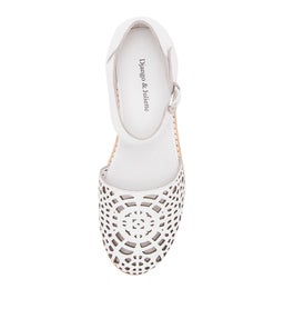 AVERATE DJ WHITE LEATHER