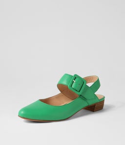 EARTHA DJ BRIGHT EMERALD LEATHER