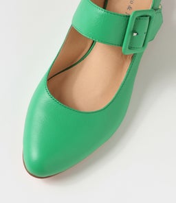 EARTHA DJ BRIGHT EMERALD LEATHER