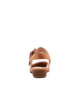EARTHA DJ DK TAN LEATHER