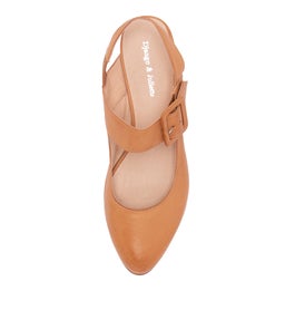 EARTHA DJ DK TAN LEATHER