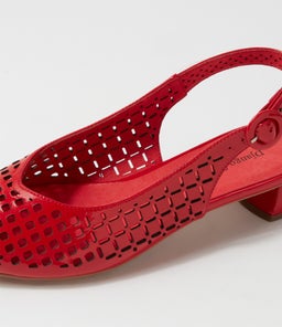 FABBI DJ RED PATENT LEATHER