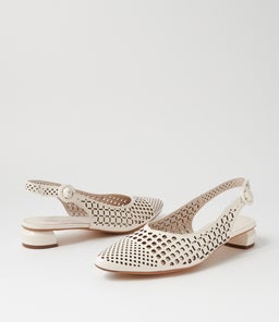 FABBI DJ IVORY PATENT LEATHER