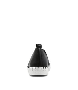 HABIKI DJ BLACK WHITE SOLE LEATHER