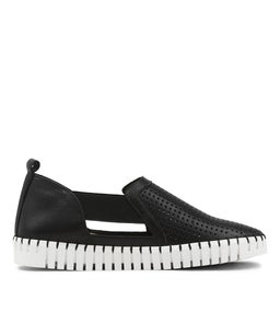 HABIKI DJ BLACK WHITE SOLE LEATHER