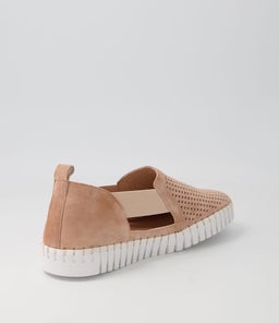 HABIKI DJ PEACH WHITE SOLE SUEDE