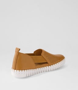HABIKI DJ DK TAN WHITE SOLE LEATHER