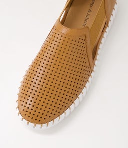 HABIKI DJ DK TAN WHITE SOLE LEATHER