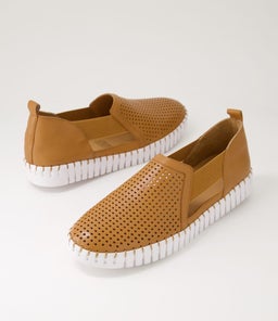 HABIKI DJ DK TAN WHITE SOLE LEATHER