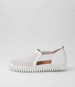 HABIKI DJ WHITE WHITE SOLE LEATHER