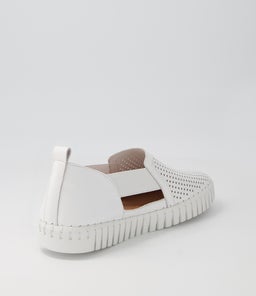 HABIKI DJ WHITE WHITE SOLE LEATHER