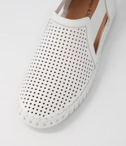 HABIKI DJ WHITE WHITE SOLE LEATHER