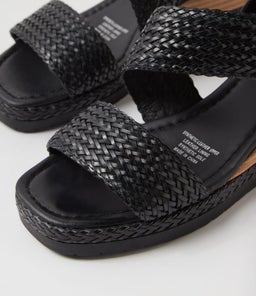 IDE DJ BLACK WEAVE LEATHER