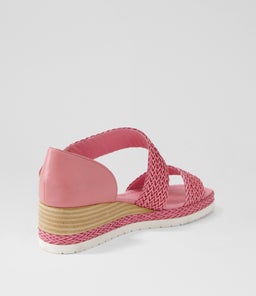 IDE DJ PRETTY PINK WEAVE LEATHER