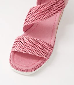 IDE DJ PRETTY PINK WEAVE LEATHER