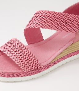 IDE DJ PRETTY PINK WEAVE LEATHER