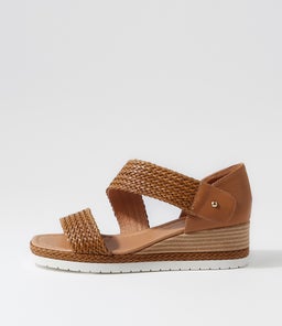 IDE DJ DK TAN WEAVE LEATHER