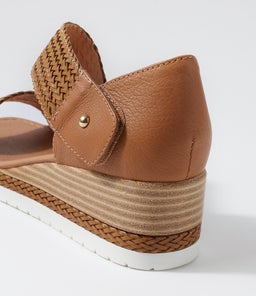IDE DJ DK TAN WEAVE LEATHER