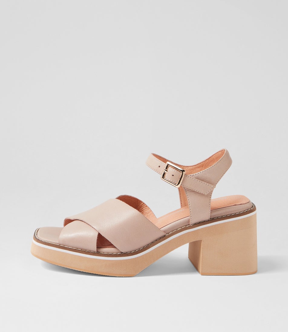 Jemi Cafe Leather Sandals