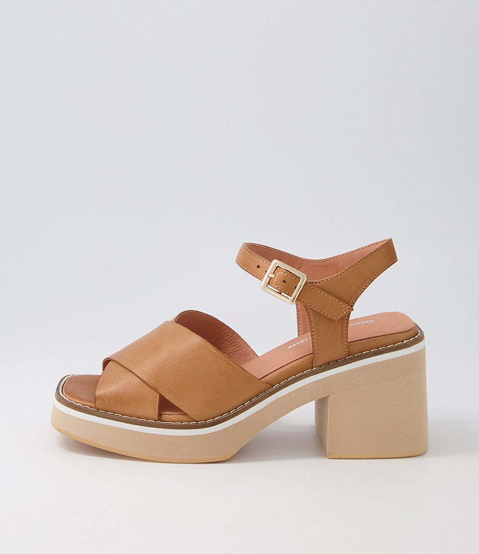 Jemi Tan Leather Sandals