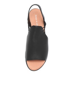 MARLISS DJ BLACK BLACK SOLE LEATHER