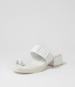 PANGA DJ WHITE WHITE SOLE LEATHER
