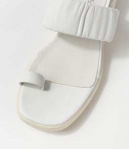 PANGA DJ WHITE WHITE SOLE LEATHER