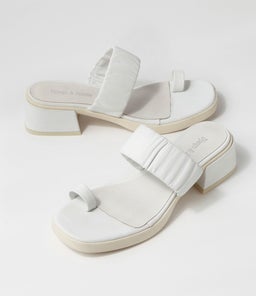 PANGA DJ WHITE WHITE SOLE LEATHER