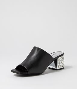 PANSIE DJ BLACK LEATHER