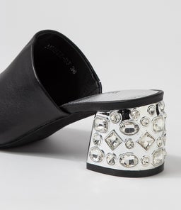 PANSIE DJ BLACK LEATHER