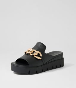 RABLISE DJ BLACK BLACK&BLACK LEATHER SOLE