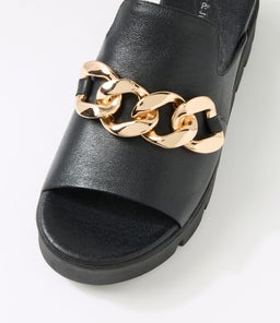 RABLISE DJ BLACK BLACK&BLACK LEATHER SOLE