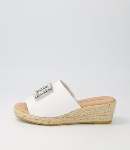 SAMELLA DJ WHITE NATURAL ROPE LEATHER