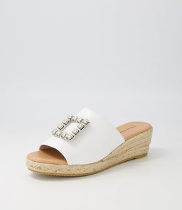 SAMELLA DJ WHITE NATURAL ROPE LEATHER
