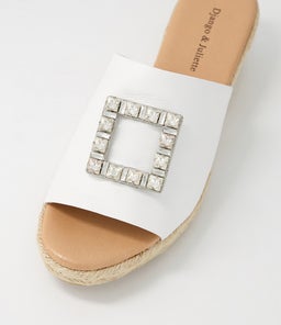 SAMELLA DJ WHITE NATURAL ROPE LEATHER