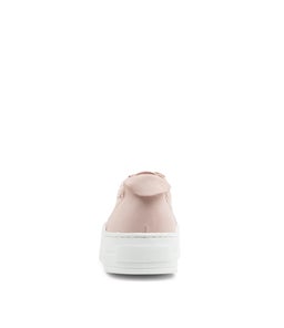 SERENOS DJ DUSTY PINK PINK LEATHER FLOWER