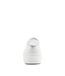 SERENOS DJ WHITE WHITE LEATHER FLOWER
